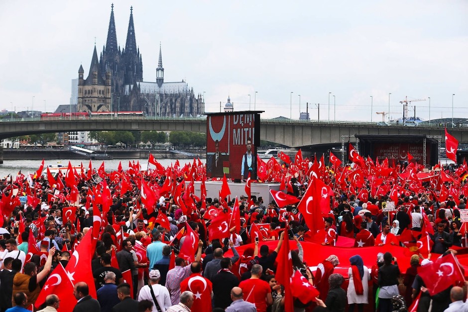 Pro Erdogan Demo Cologne