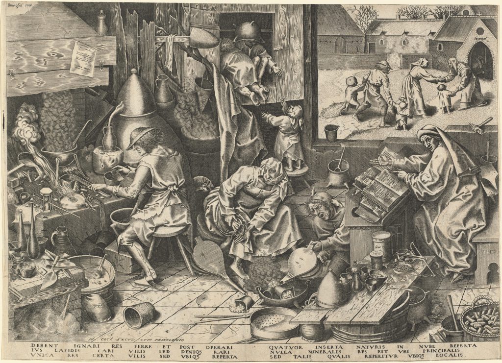 Pieter Bruegel der Ältere - Der Alchemist